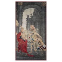 großer Wandteppich aus der Brussels Manufactory, 17. Jahrhundert, 162Lx340Hcm - N 1506
