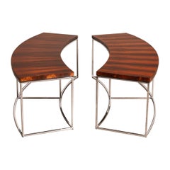 Sofa Console Tables in Brazilian Rosewood by Milo Baughman for Thayer Coggin