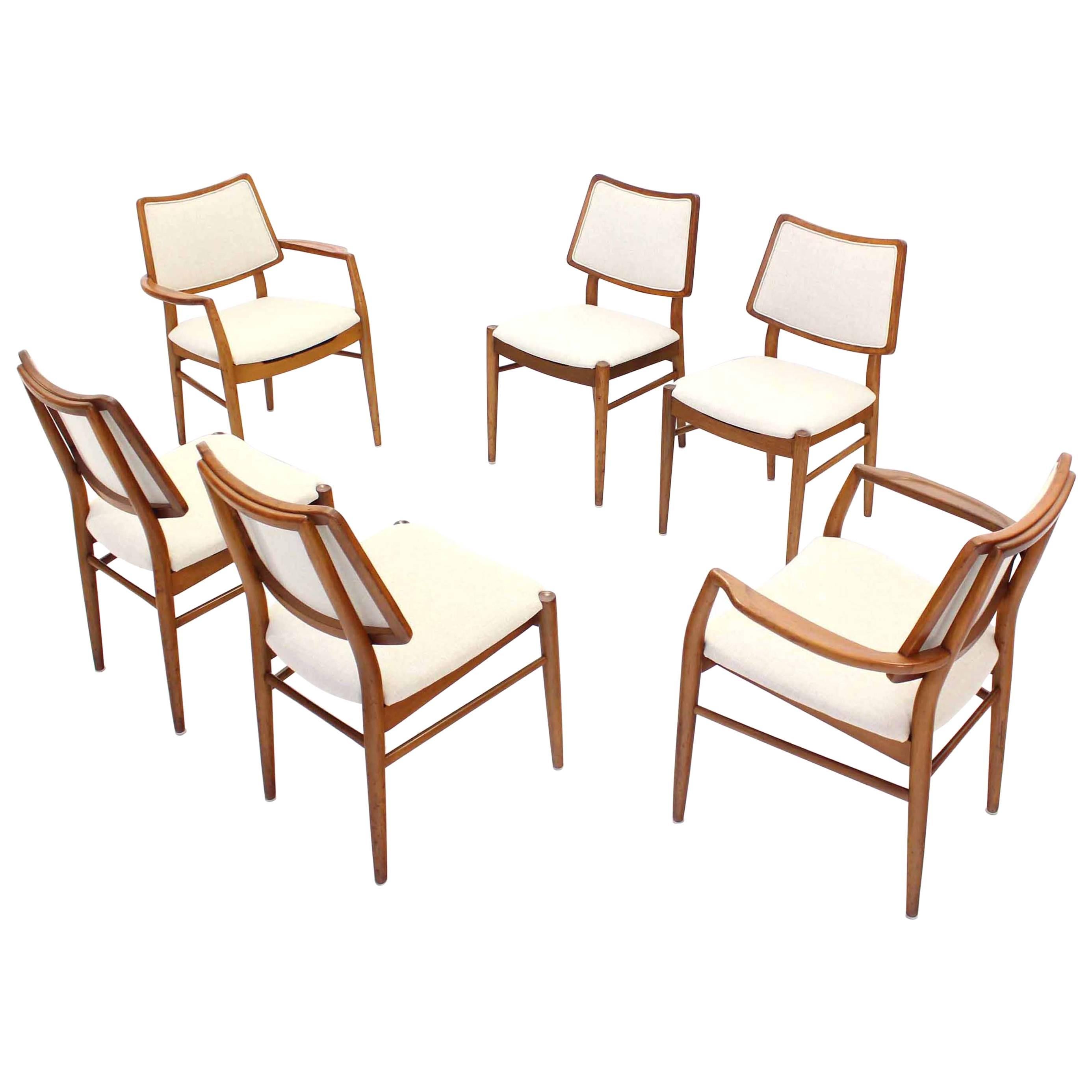 Set of Six Rare Early Erno Fabri Dining Chairs