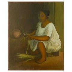 Oil painting by Ernesto Zepeda