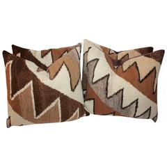 Geometric Handwoven Indian Weaving Pillows