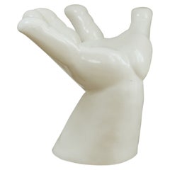 sculptural hand chair, 1980's