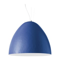Sapphire Blue Plume Large Hanging Lamp by Giò Colonna Romano