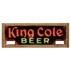 Vintage King Cole Beer Neon Sign