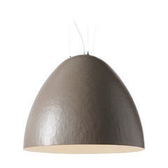 Lampada a sospensione piccola Plume Beige Grey di Giò Colonna Romano
