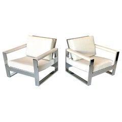 Pair of Lounge Chairs by Milo Baughman
