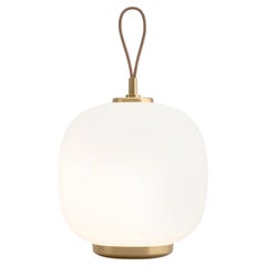 Vilhelm Lauritzen 'VL45' Radiohus Portable Table Lamp in Opal Glass