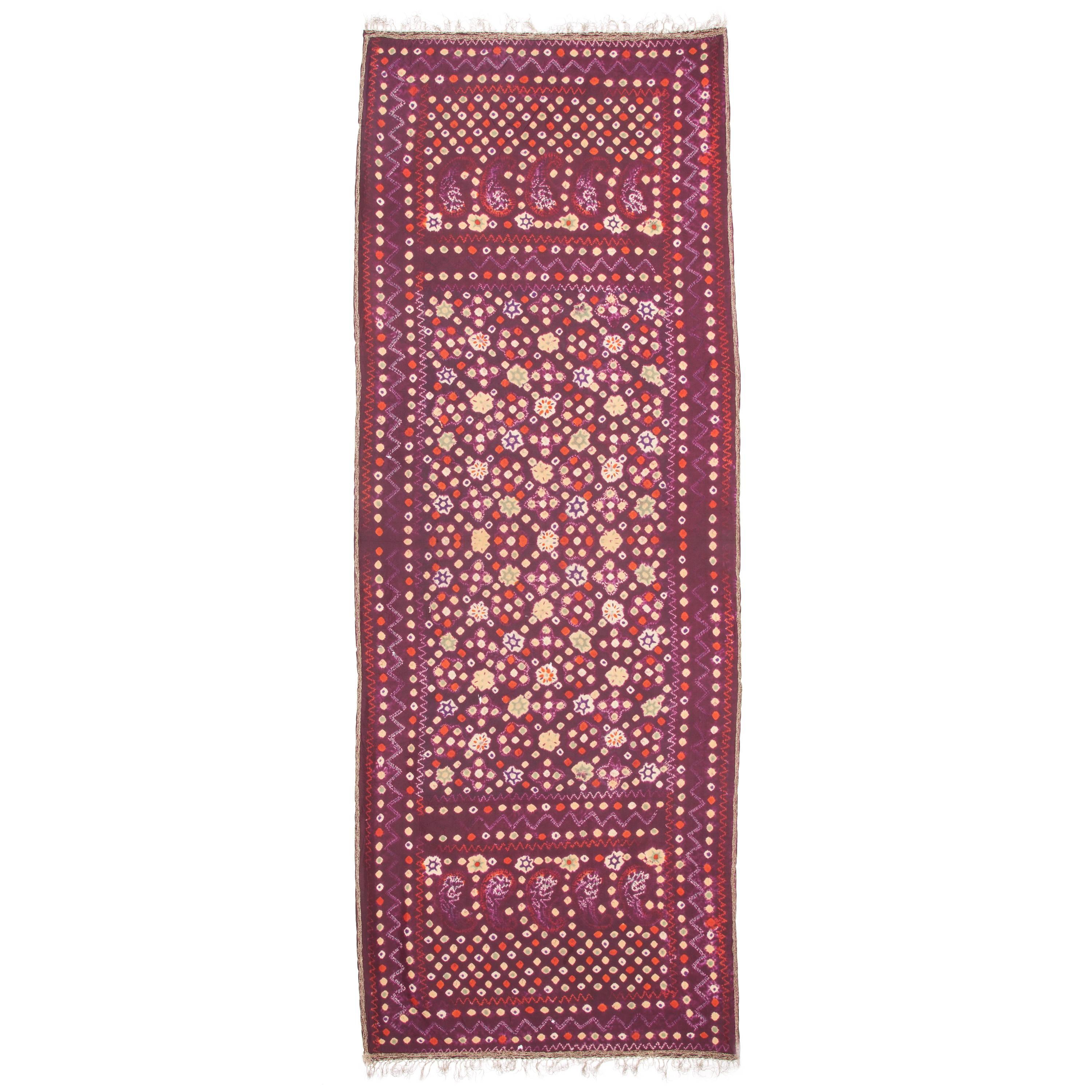 Early 20th Century Indonesian Silk Plangi