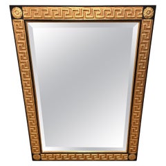 Gran Espejo Rectangular con Llave Griega Estilo Hollywood Regency