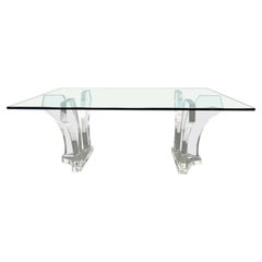 Tavolo da pranzo in lucite Jeffrey Bigelow