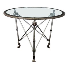 Iron and Bronze Center Table from Ralph Lauren
