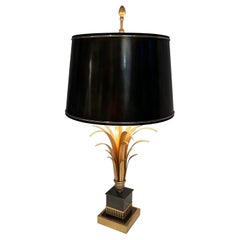 Palm Tree Table Lamp In the Style of Maison Charles