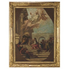 Intorno a Giambattista Pittone  "L'elemosina di un santo" 18° secolo