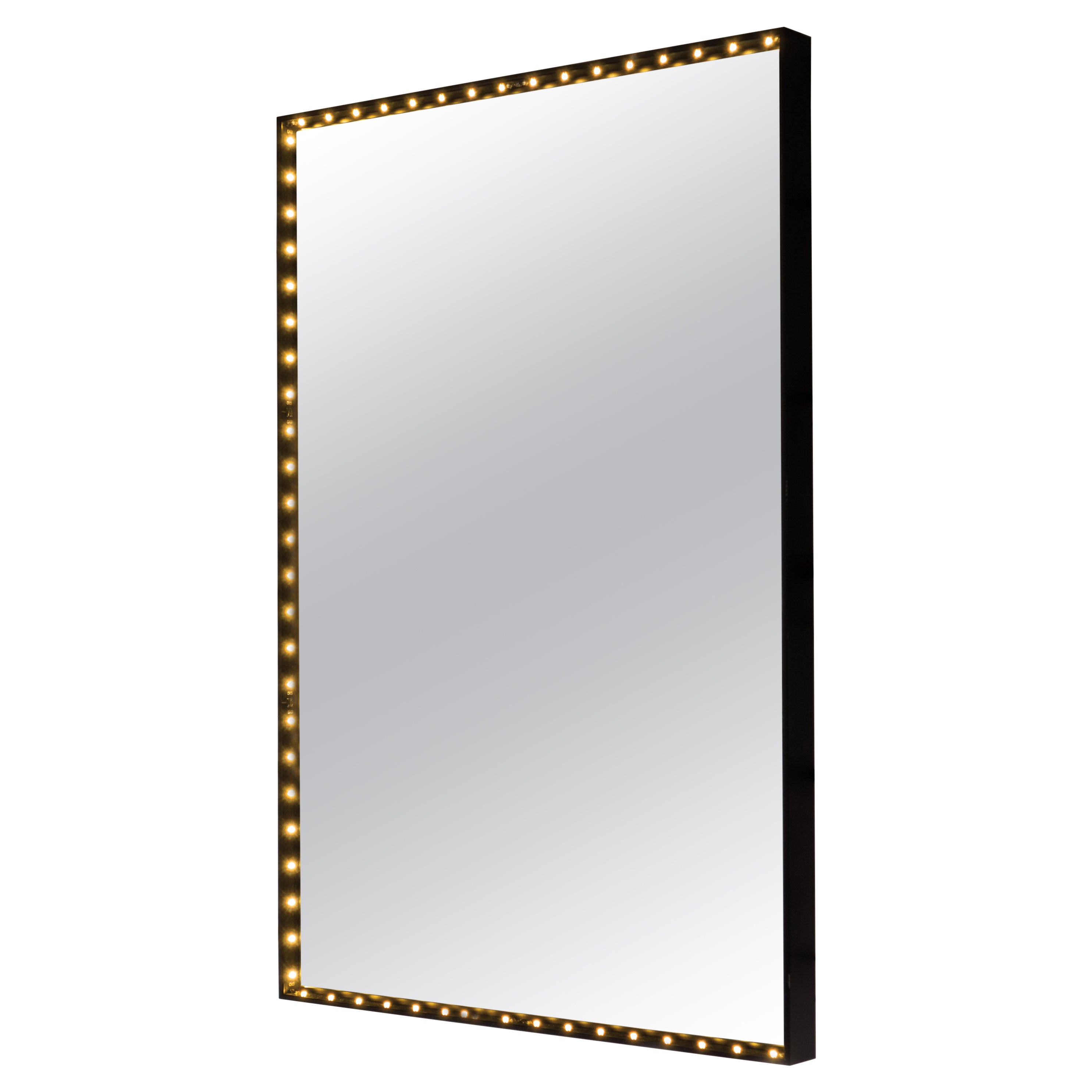 Miroir mural carré Vanity par Le Deun Luminaires