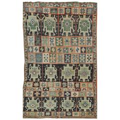 Vintage Hand-Knotted Beni Ourain Moroccan Rug 5