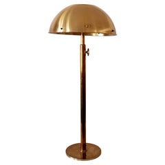 Rare Telescopic Mid-Century Modern Brass Floor Lamp by Florian Schulz 1970s