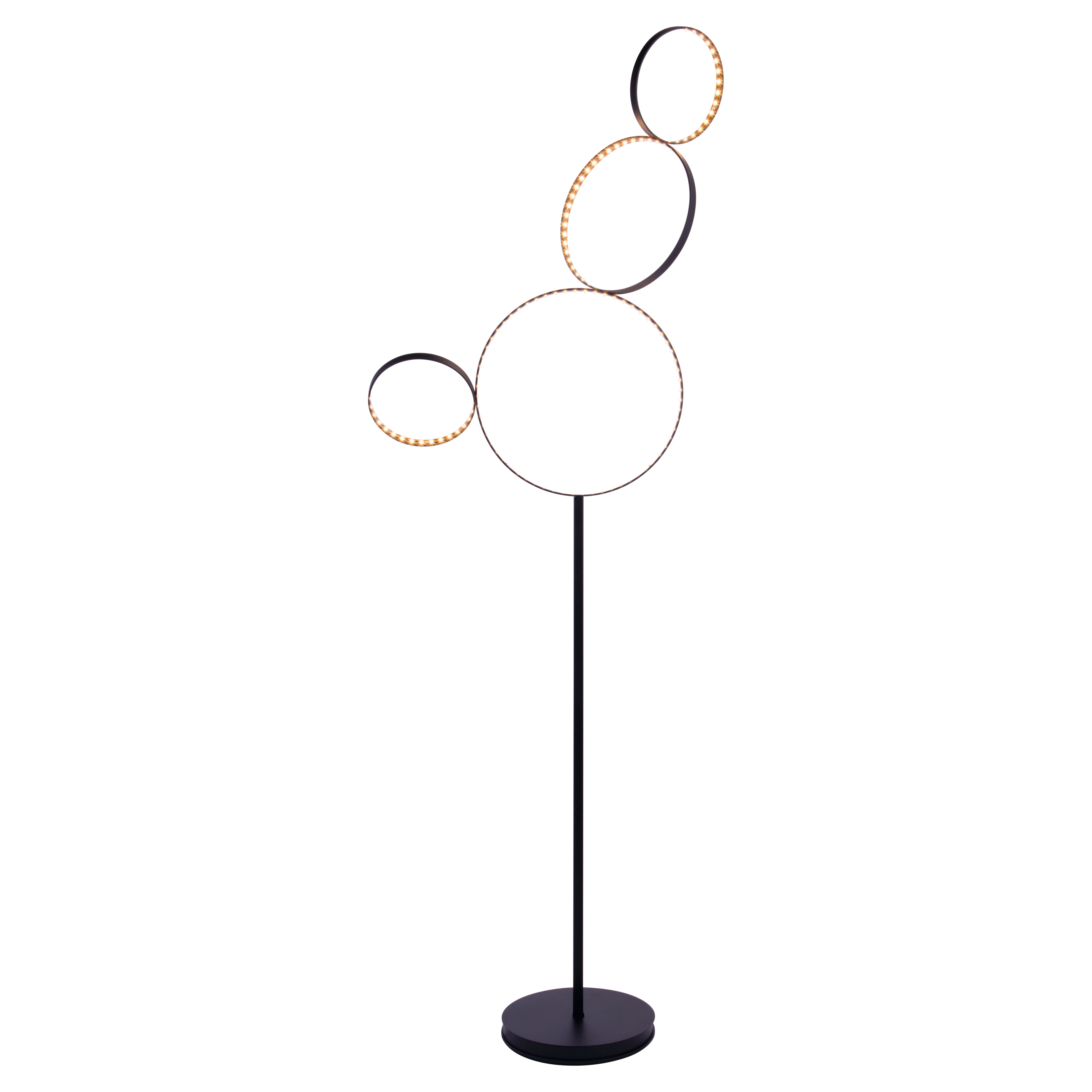 Black Pico 5 Floor Lamp by Le Deun Luminaires