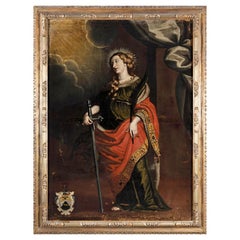 Kreis von Peter Paul Rubens, Kreis der  "Heilige Katharina" Nie restaurierte erste Leinwand