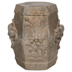 Antique Chinese Clay Garden Stool