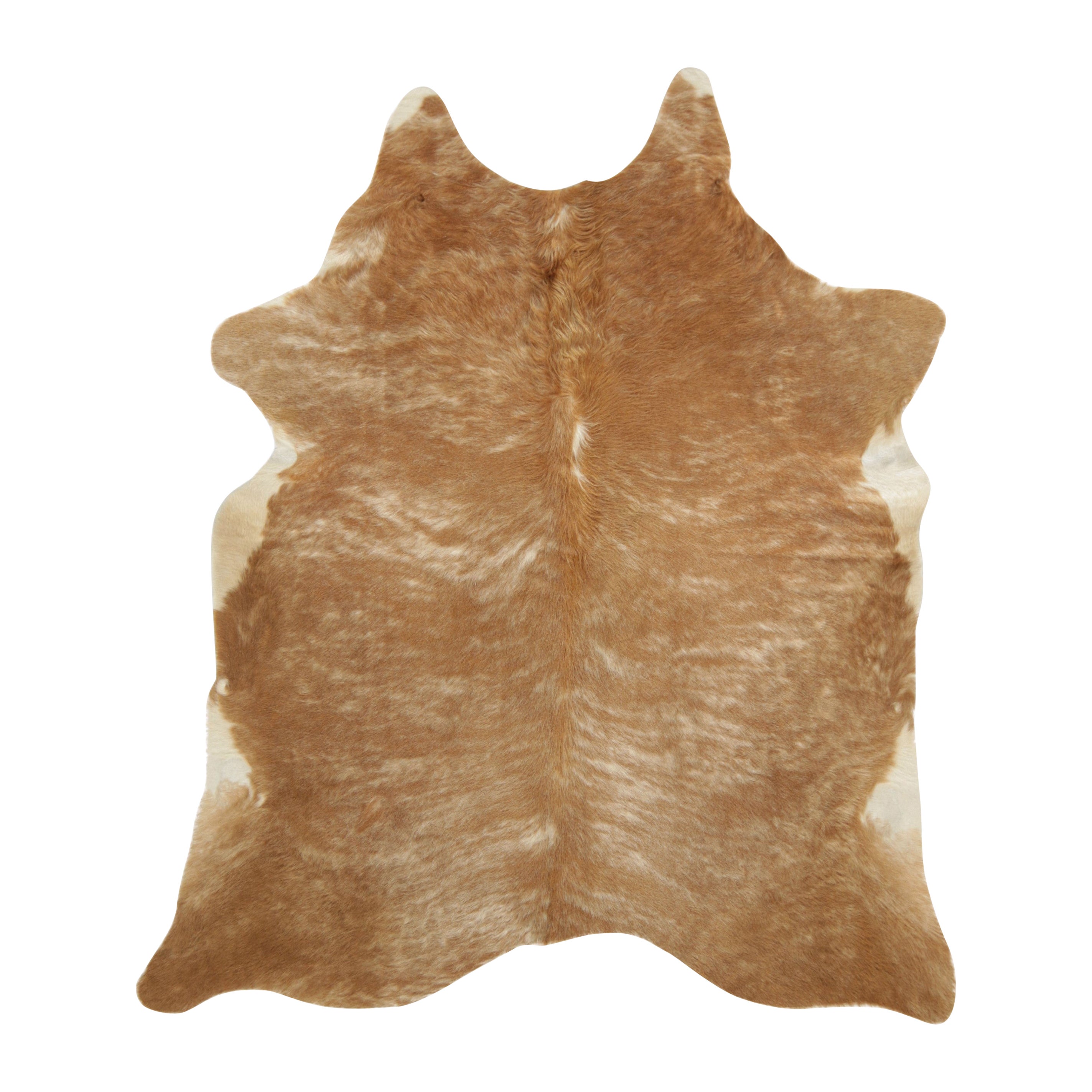 Rug & Kilim’s Extra Large Cowhide Rug in Brown and White Tones