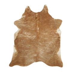 Rug & Kilim’s Extra Large Cowhide Rug in Brown and White Tones