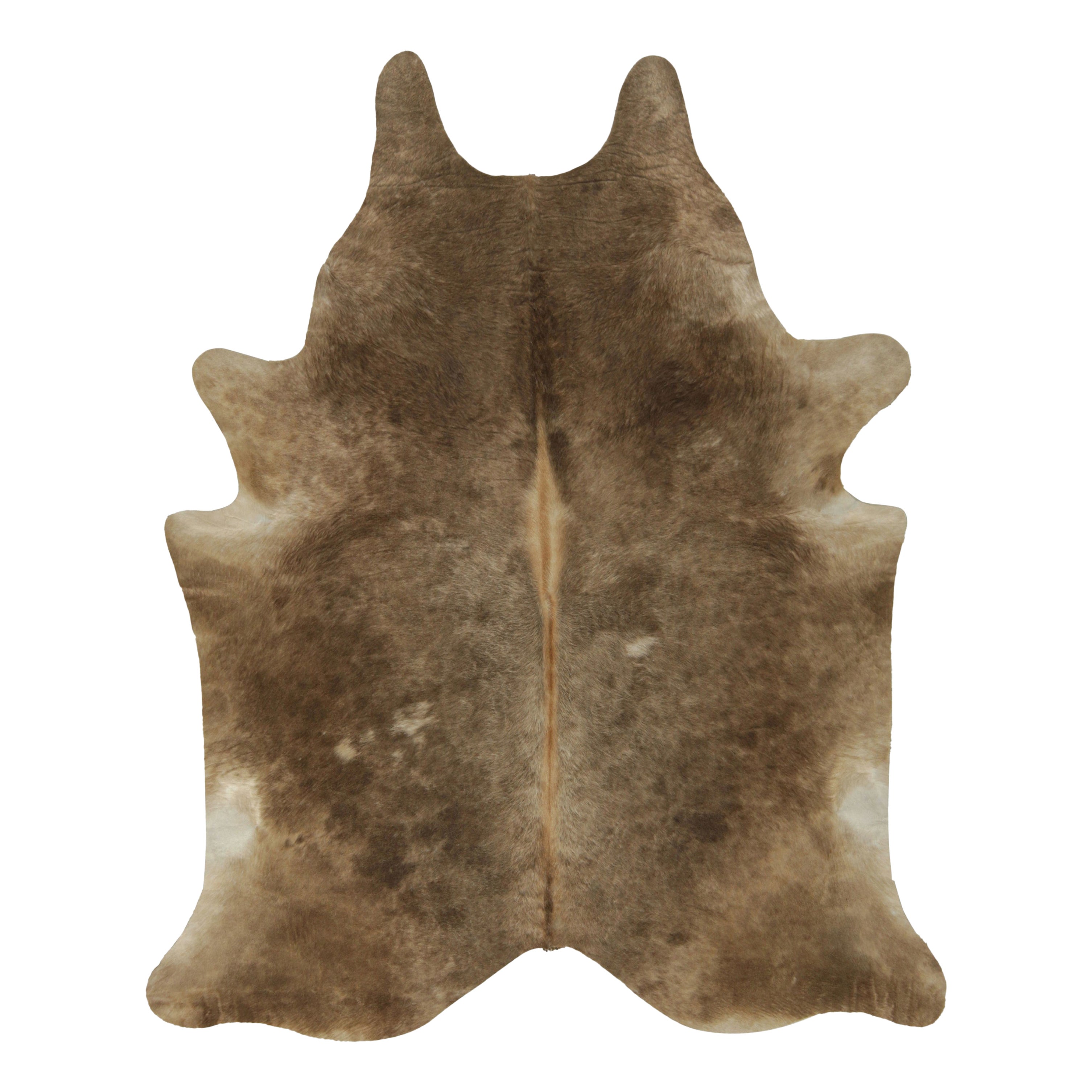 Rug & Kilim’s Extra Large Cowhide Rug in Brown and White Tones
