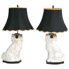 Antique Staffordshire Lamps