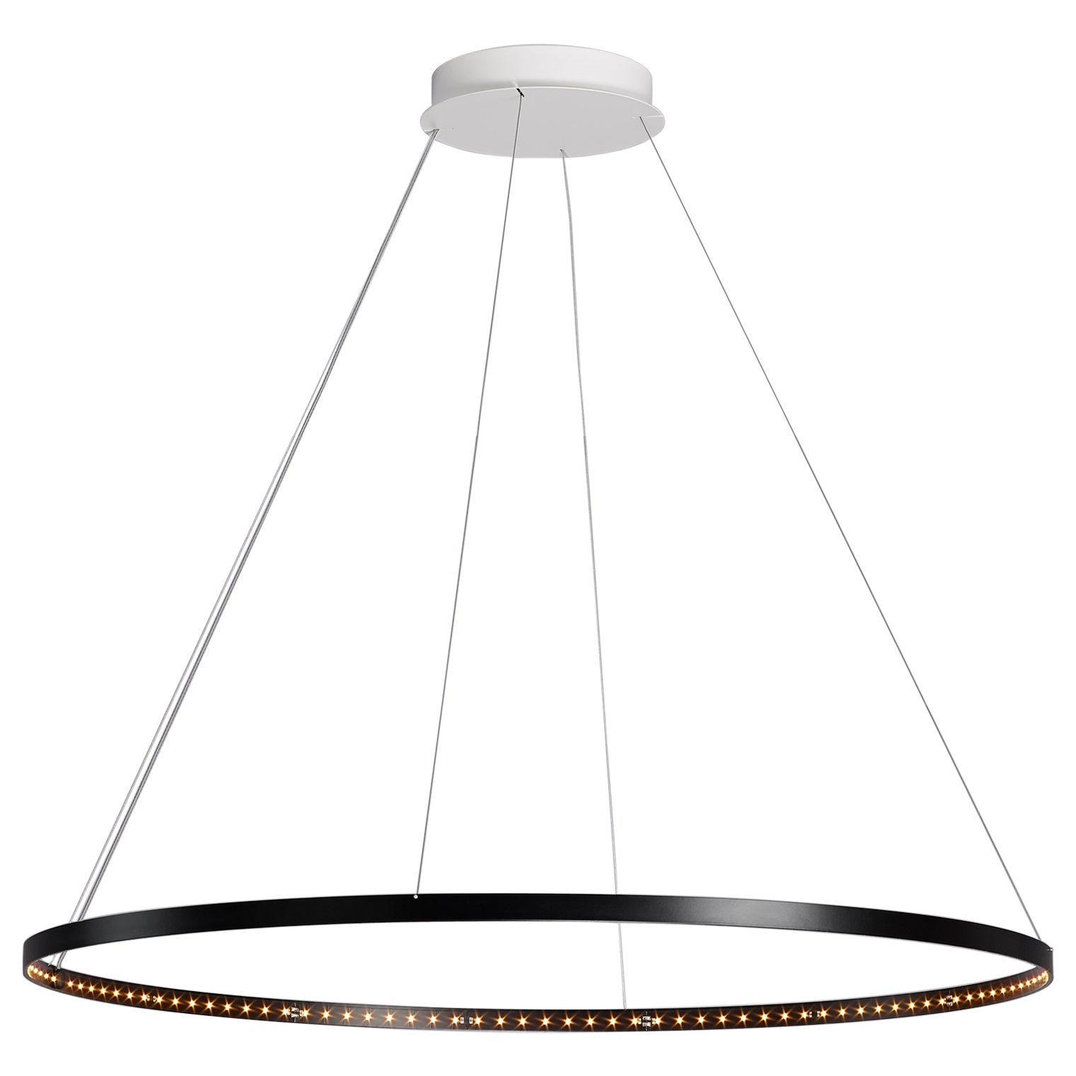 Black Circle 80 Pendant Lamp by Le Deun Luminaires