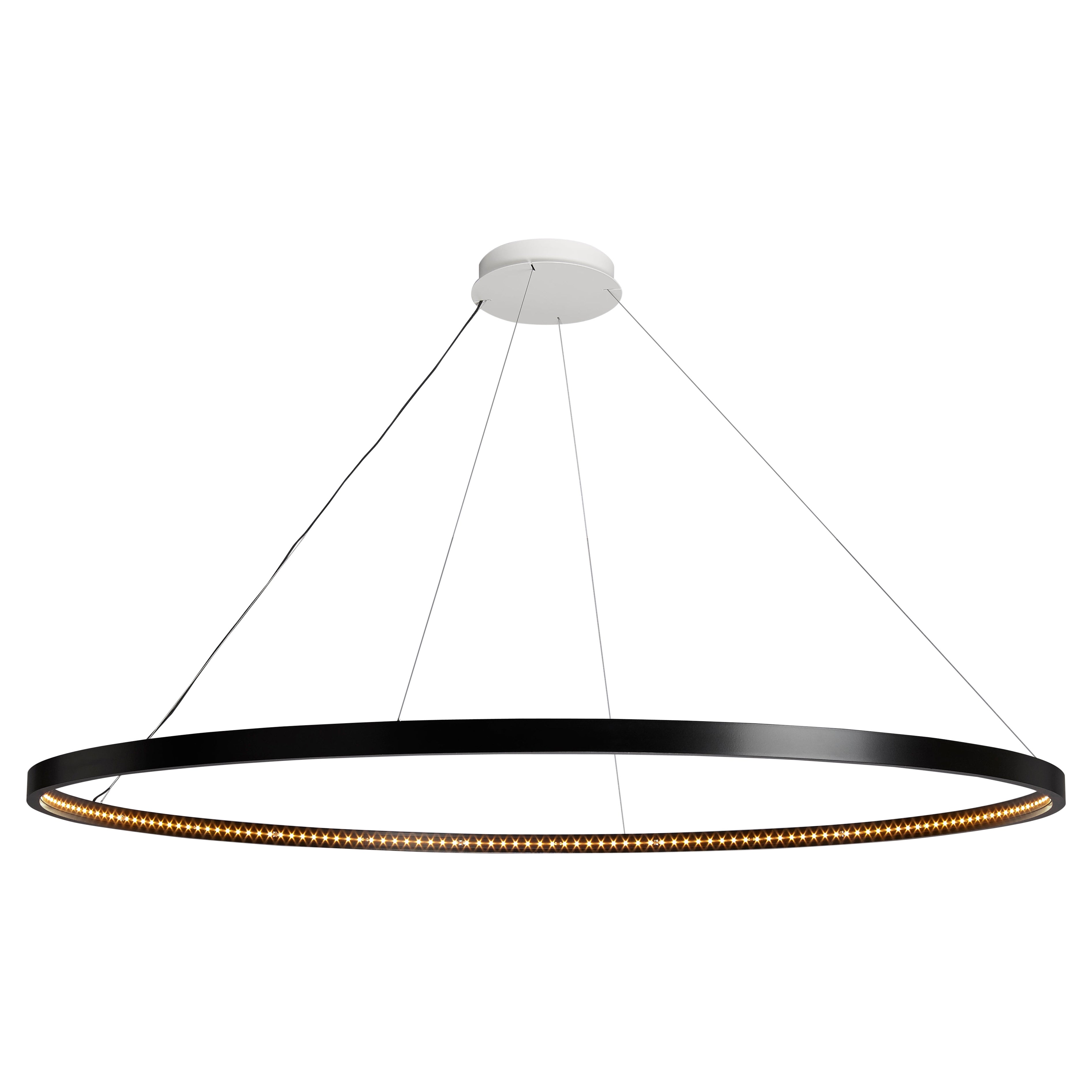 Black Omega 120 Pendant Lamp by Le Deun Luminaires For Sale