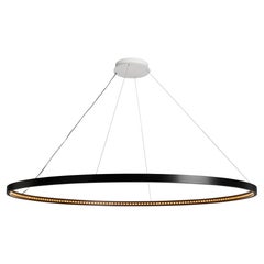 Lampada a sospensione Omega 120 nera di Le Deun Luminaire
