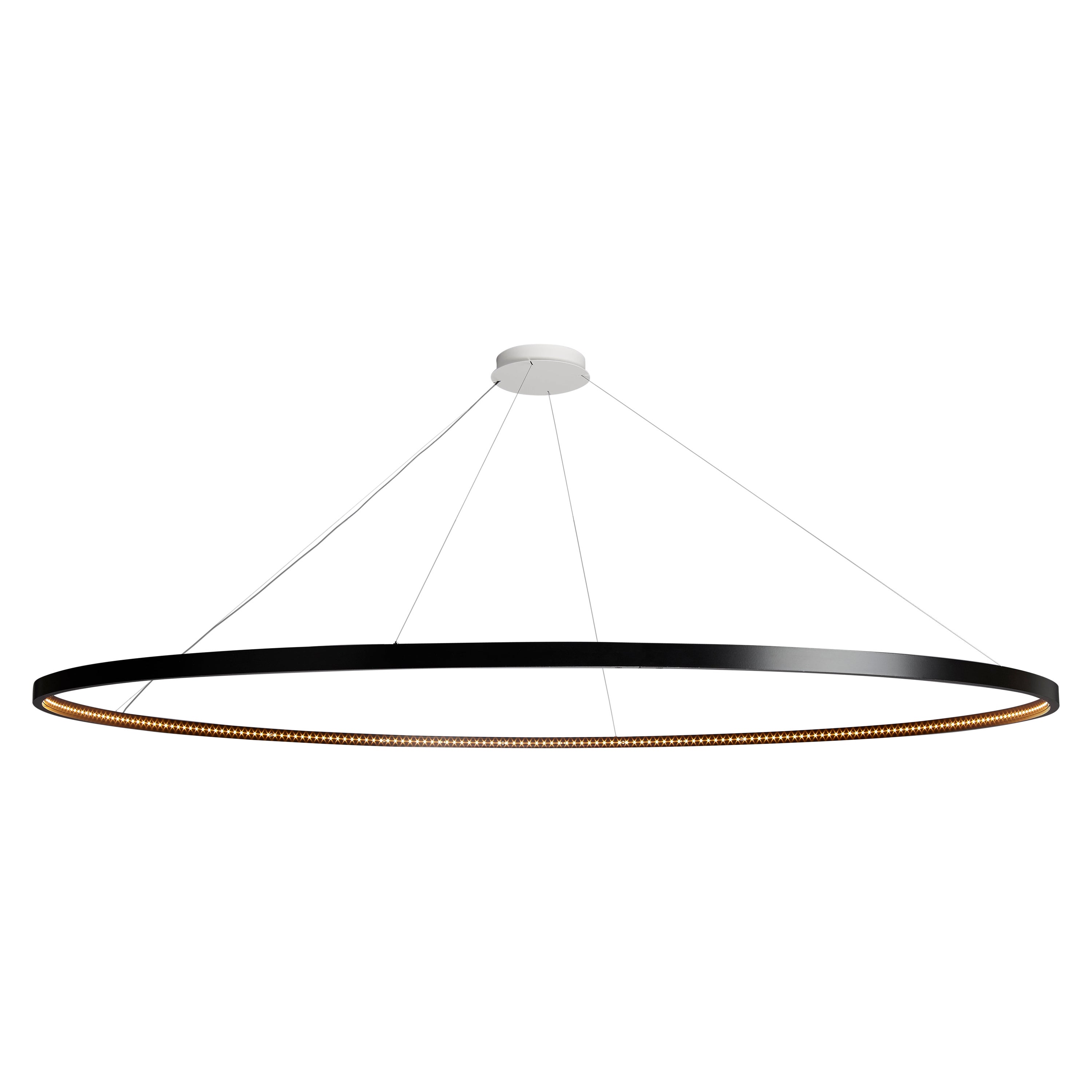 Black Omega 200 Pendant Lamp by Le Deun Luminaires