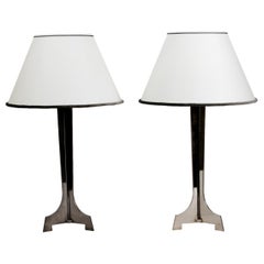 French Art Deco table lamps by Genet & Michon
