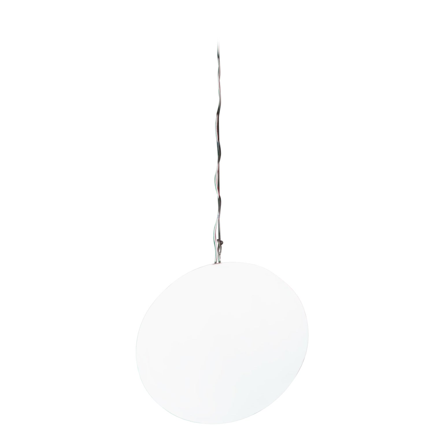 Light White Globo 80 Hanging Lamp by SLIDE Studio