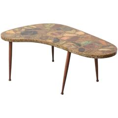 Italian Modern Specimen Marble, Resin and Walnut Low Table, Aldo Tura 2
