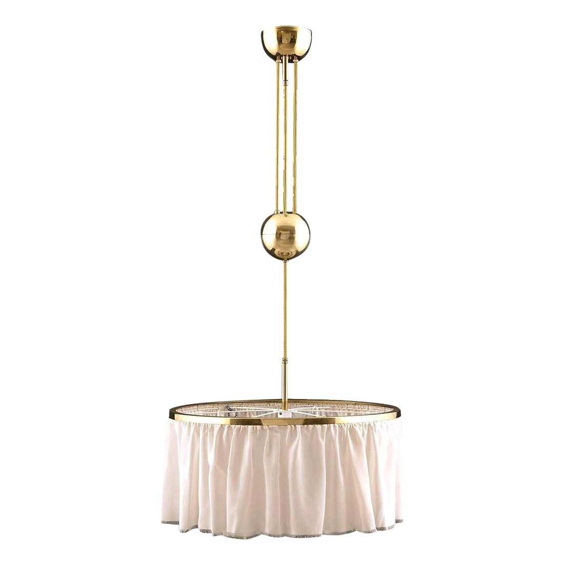 Carrusel de poleas de seda y latón Adolf Loos, reedición en venta