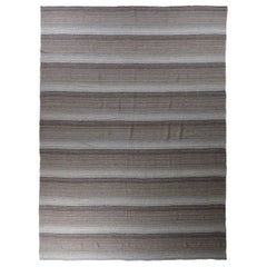 Rugs Kilim Persans Circa 1990 - Laine Brown Ivory Design - 88992