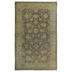 Tappeto Persian Rose Collection's Over Size Circa 1990 - Lana Blu Marrone - 89087