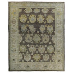 Tappeto Persian Rose Collection'S di dimensioni maggiori, circa 1990 - Lana Marrone Verde - 89109