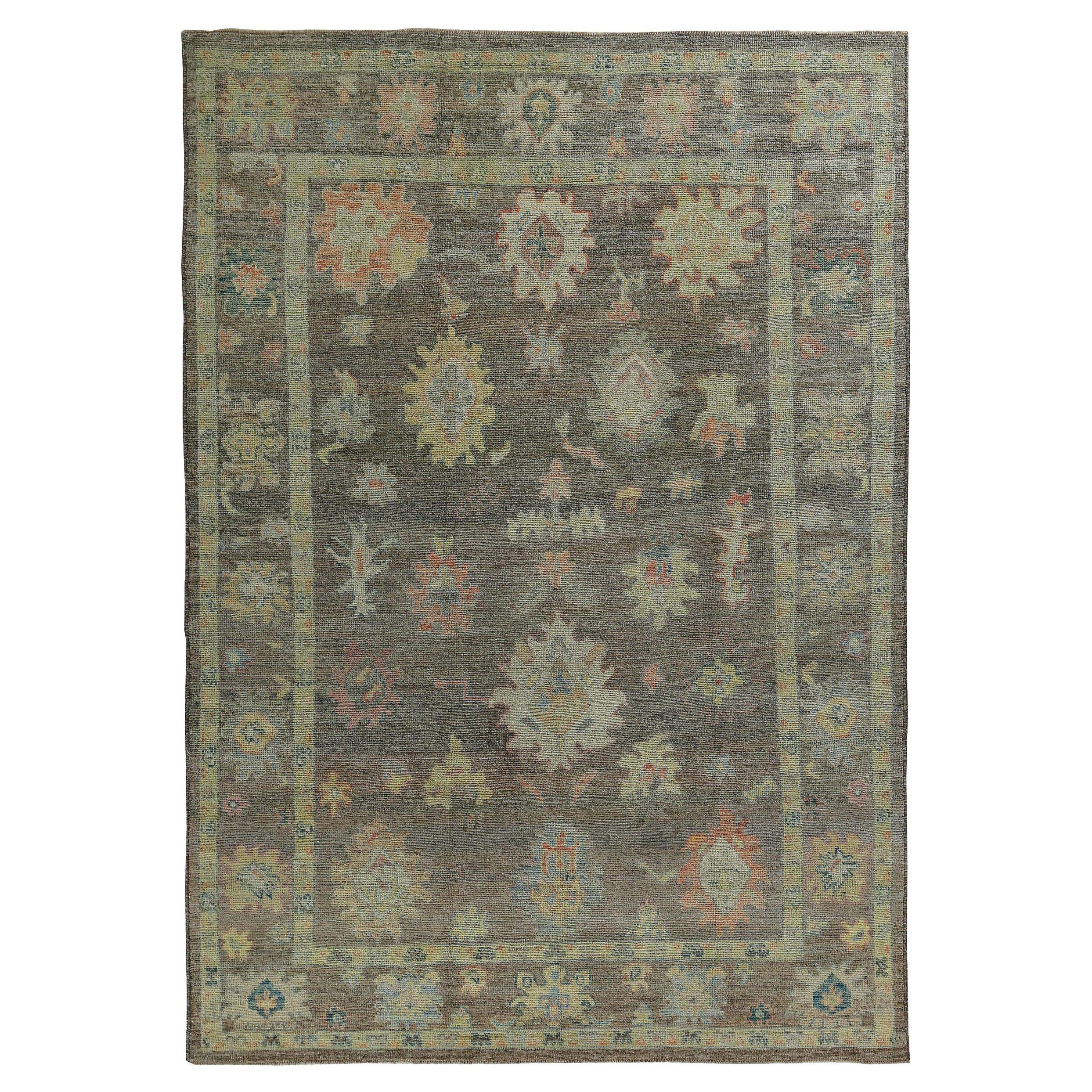 Tappeti Persian Rose Collection'S Circa 1990 - Lana Marrone Rosa Giallo - 89112