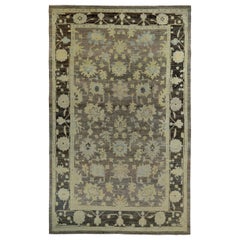 Tappeto Persian Rose Collection Over Size Circa 1990 - Lana Marrone Giallo - 89122