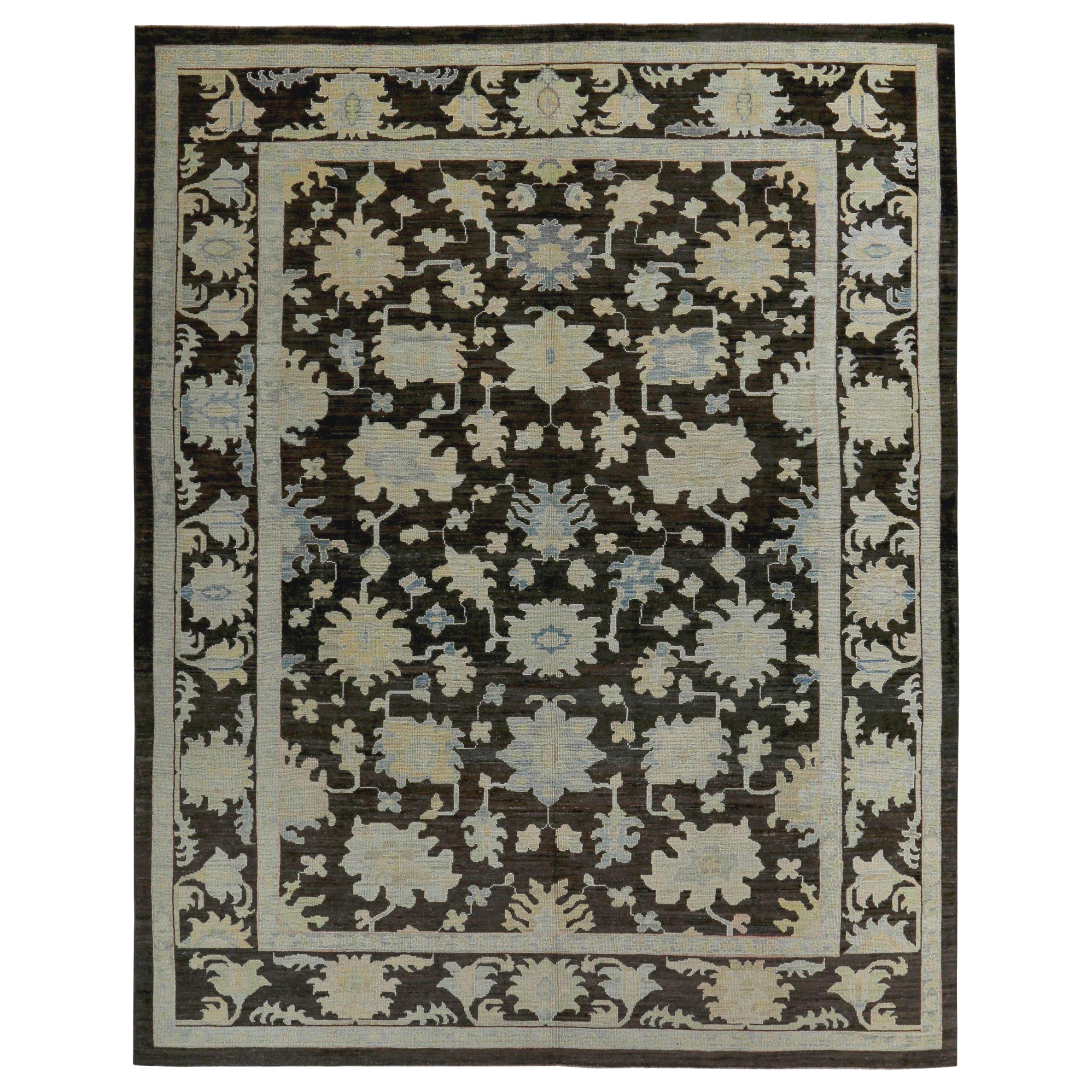 Tappeto Persian Rose Collection'S Over Size Circa 1990 - Lana Marrone Avorio - 89138