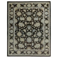 Tappeto Persian Rose Collection'S Over Size Circa 1990 - Lana Marrone Avorio - 89138