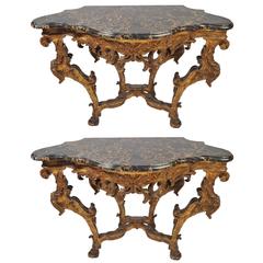 Pair of 18th Century Venetian Console Tables