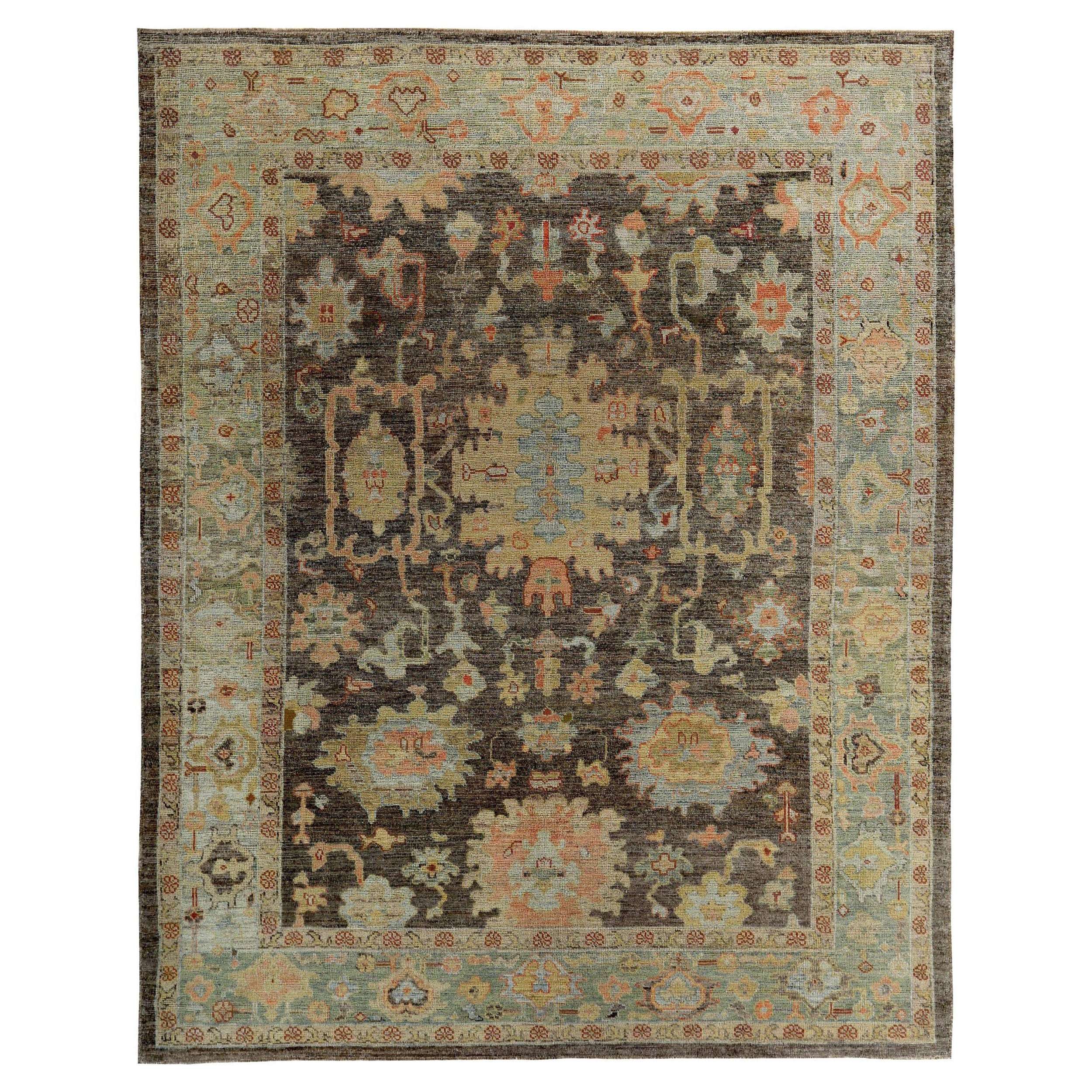 Tappeti Persian Rose Collection'S Circa 1990 - Lana Marrone Verde Giallo - 89289
