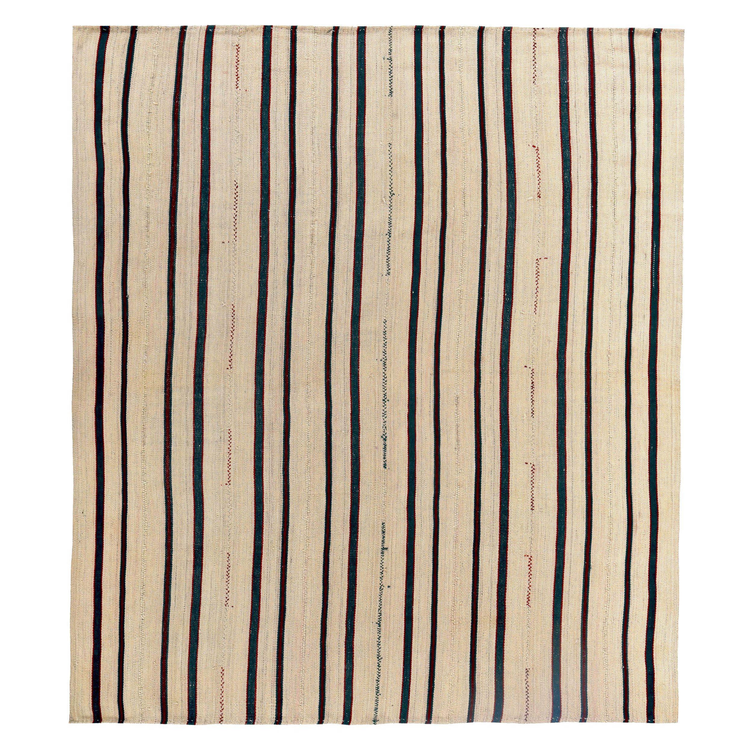 Rug & Kilim persiano del 1910 - Lana marrone avorio - 89291