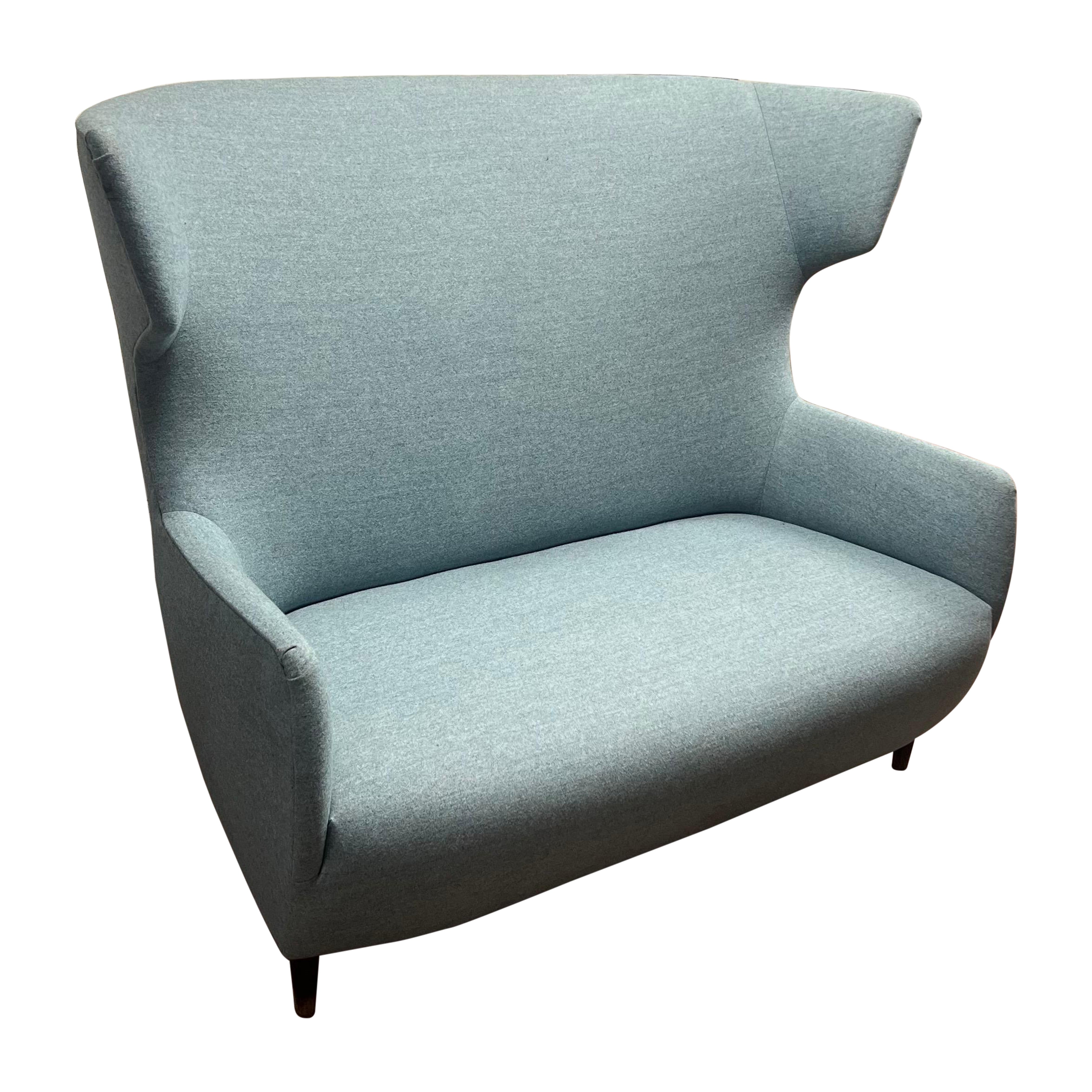 Wingback sofa designed by Sean Dare For Sale
