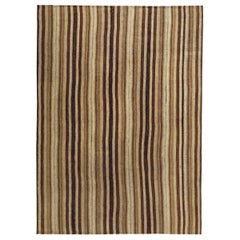 Persische Kilim Area Rugs CIRCA 1910 - Wolle Braun Elfenbein Design - 89348