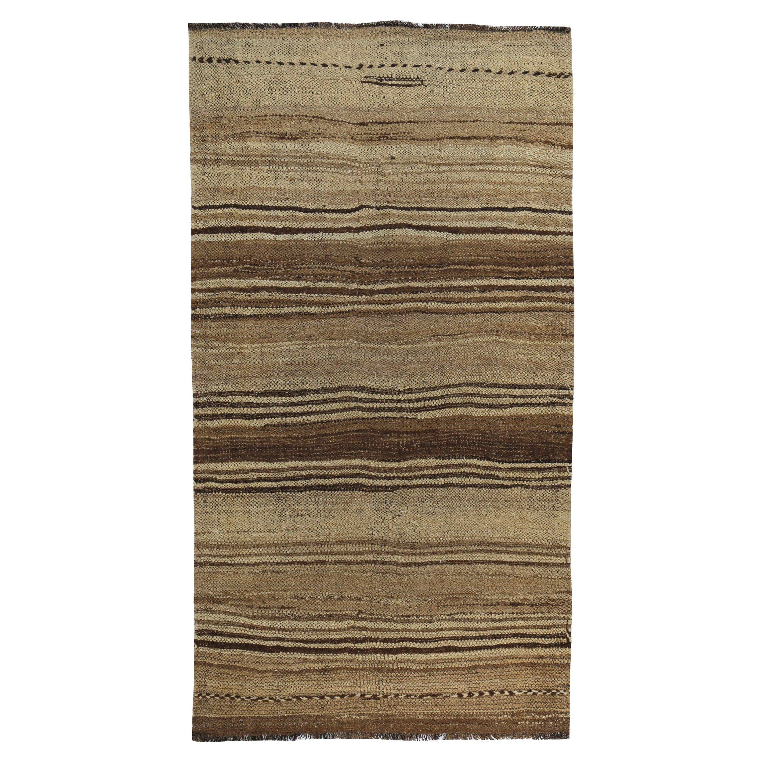 Rug & Kilim persiano del 1910 - Lana marrone avorio - 89340