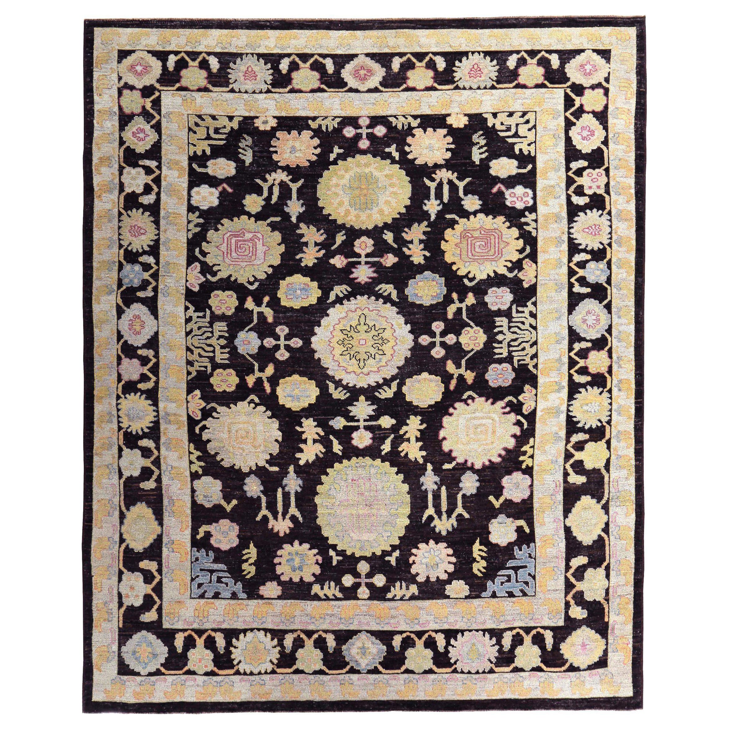 Tappeti Persian Rose Collection'S Circa 1990 - Lana Marrone Avorio Giallo - 89370