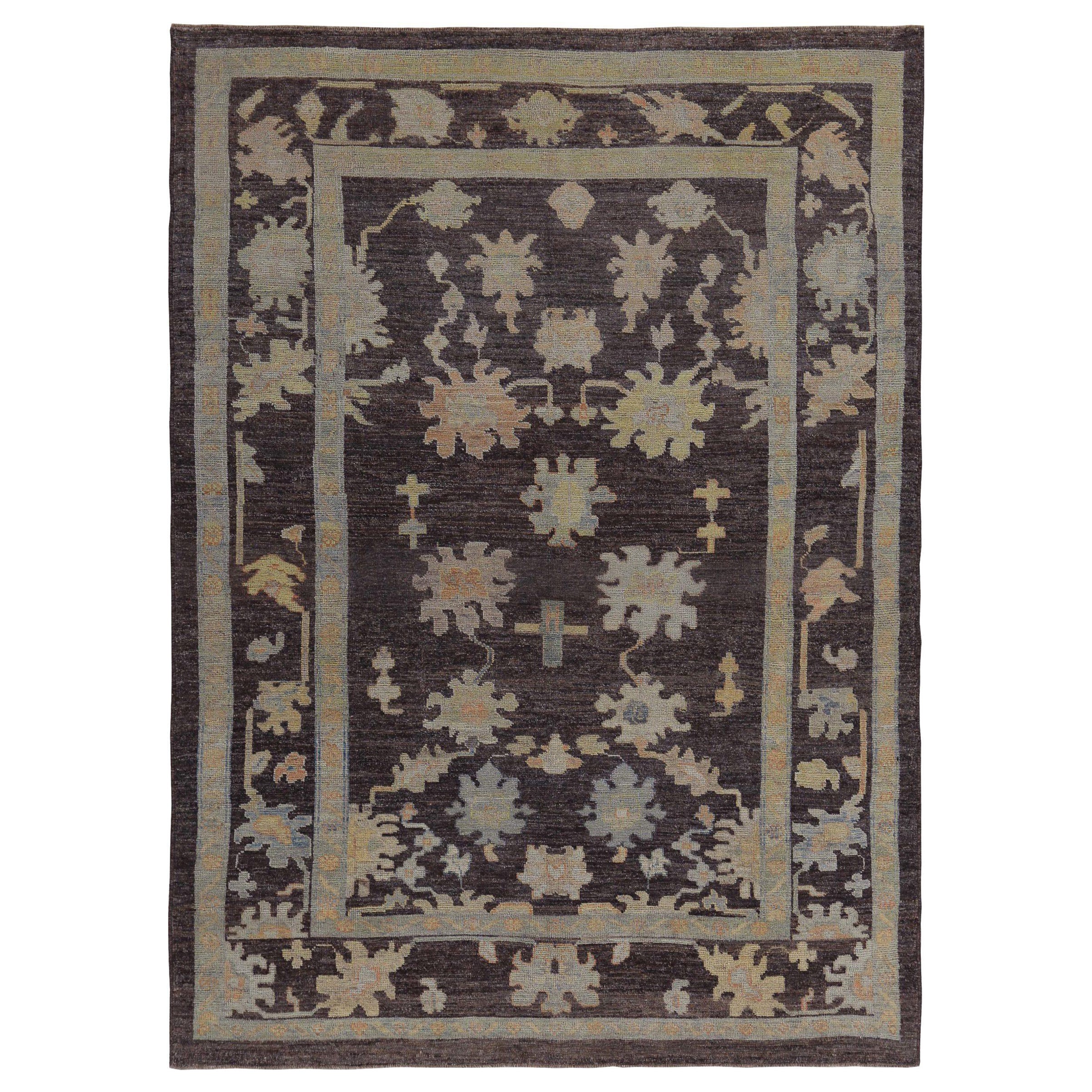 Tappeti Persian Rose Collection'S Circa 1990 - Lana Marrone Avorio Design - 89383